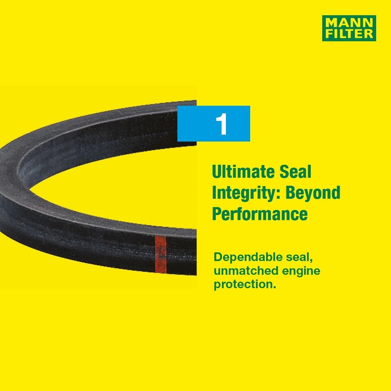 Mann Filter HU 7020 z Cartridge Oil Filter Replacement Compatible With Audi A3 (2015-2016), Volkswagen Beetle (2015), Golf (2015), Golf SportWagen (2015), Jetta (2015) - Image 2