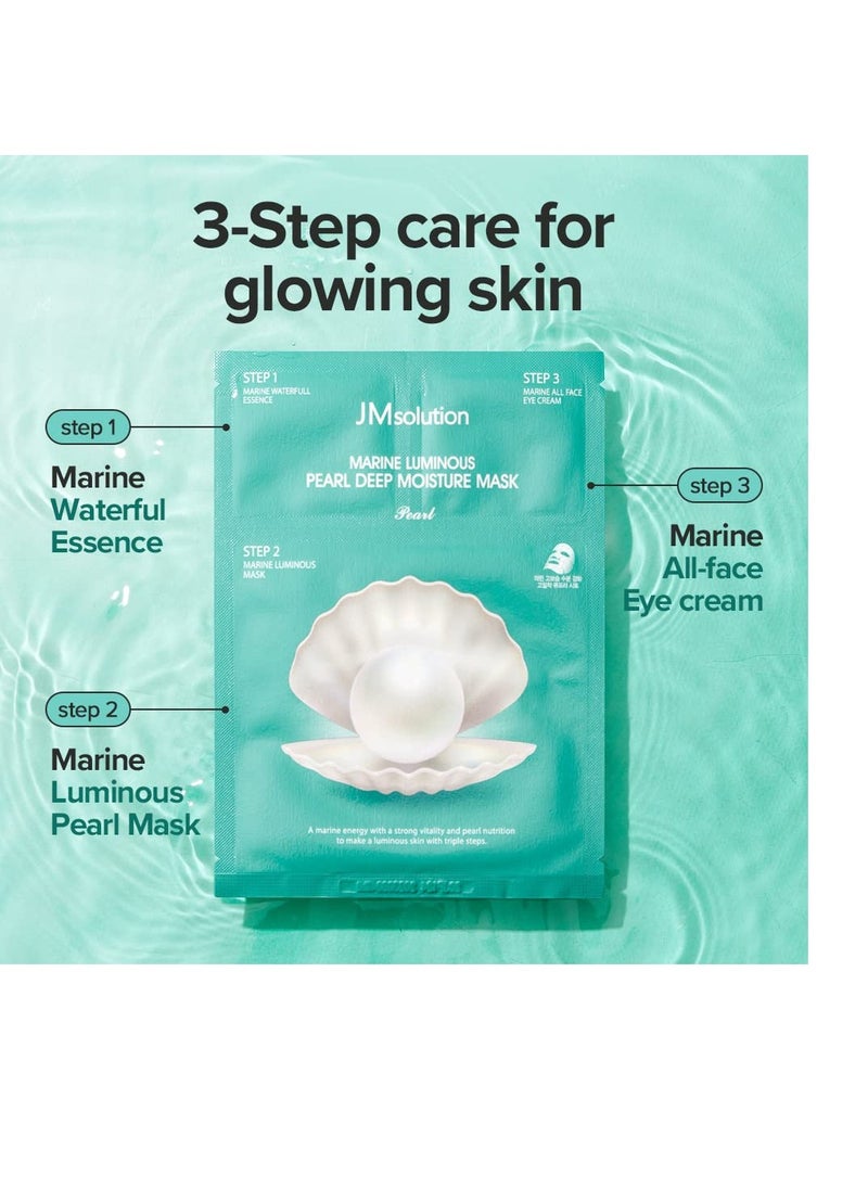 JMsolution JMsolution Skin Care Bundle- Heart leaf Micro Cleansing foam with marine moisture facial mask  - Image 2
