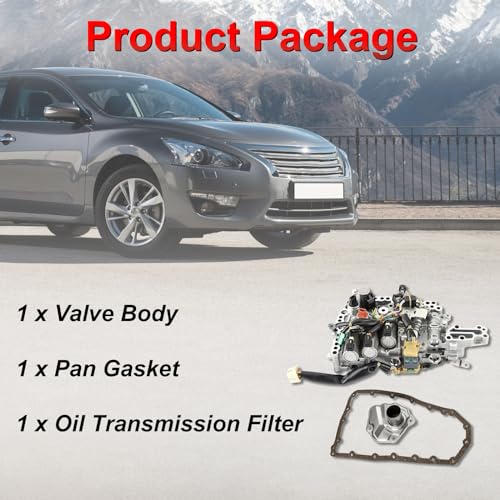 cycwer JF017E CVT Transmission Valve Body With Filter & Gasket Kit RE0F10E Fits for Qx60 Latitude Altima Elgrand X-Trail Maxima (Refurbished Parts) - Image 3