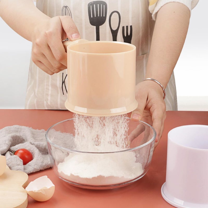 Fine Mesh Flour Sifter Handheld Baking Strainer For Cake And Sugar Powder - Image 5