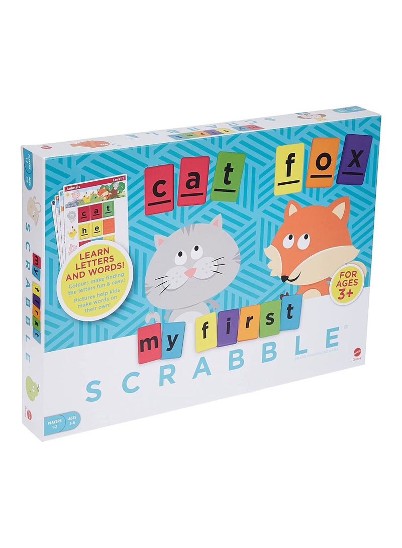 Mattel Games My First Scrabble Game Junior Board Game English - Image 1