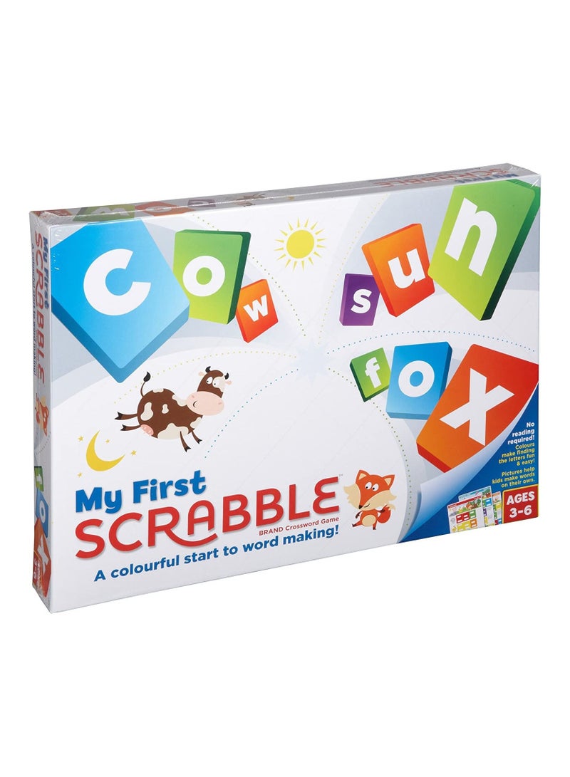 Mattel Games My First Scrabble Game Junior Board Game English - Image 4