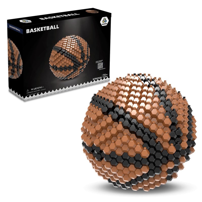 KADELE Basketball Block Set Adults challenging STEM Block Decorations Miniature 3D Educational Toys for Ages 16 and Above579 Pieces - Image 3