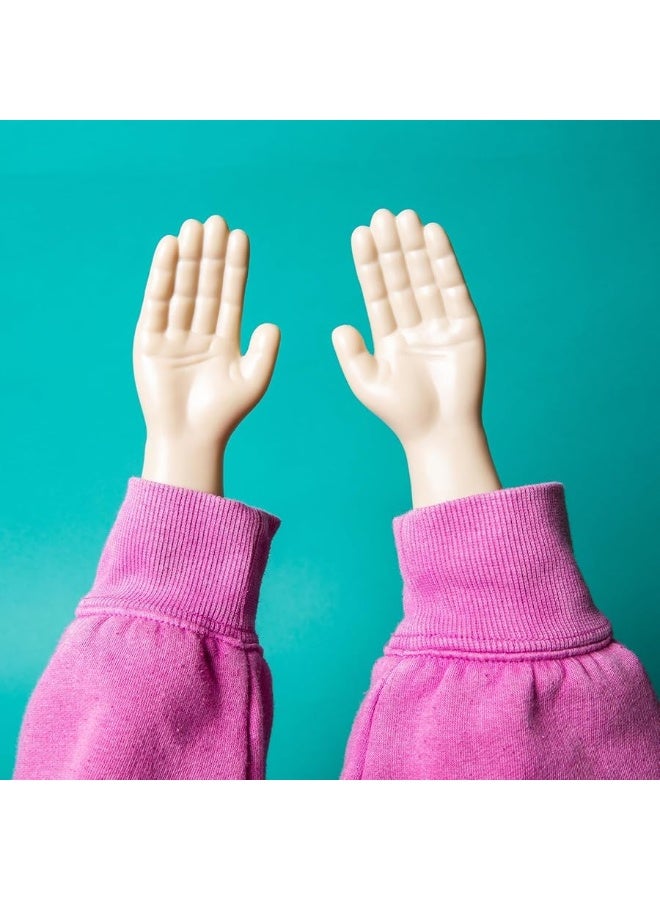 BIGMOUTH INC. BigMouth Inc Tiny Hands Gag Gifts Baby Hands on a Stick  Fake Small Hands for Costumes and Pranks  Funny Stick Puppets  The Original Tiny Hands - Image 3