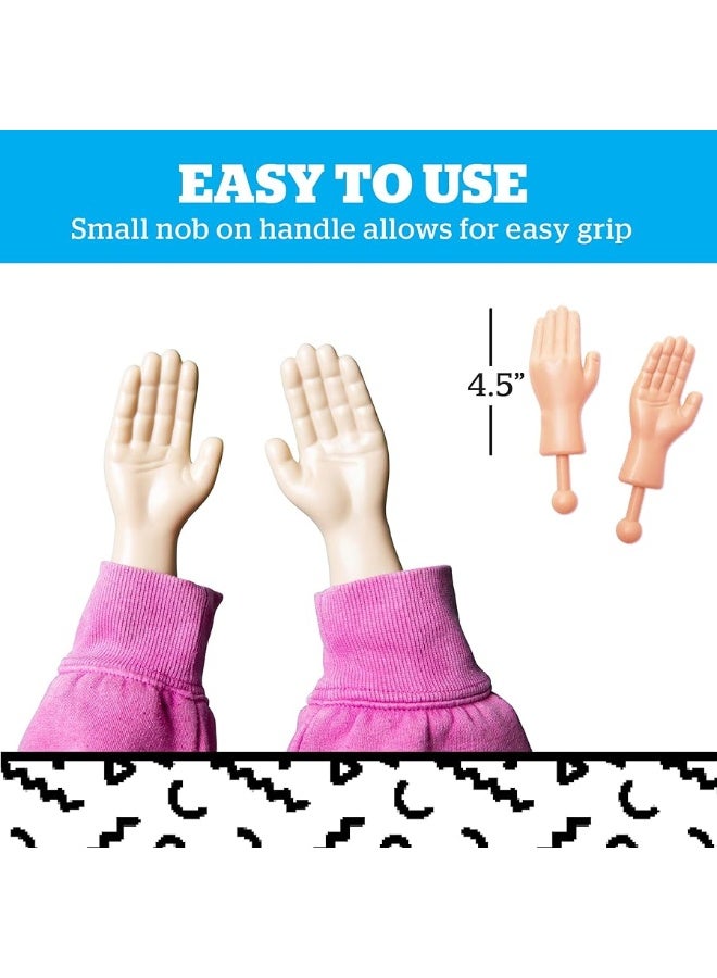 BIGMOUTH INC. BigMouth Inc Tiny Hands Gag Gifts Baby Hands on a Stick  Fake Small Hands for Costumes and Pranks  Funny Stick Puppets  The Original Tiny Hands - Image 4