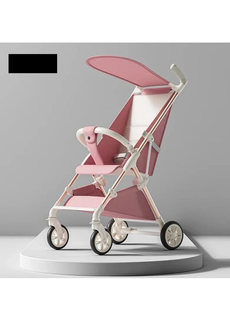 Generic Compact and Stylish Aluminum Alloy Baby Stroller Lightweight Folding Umbrella Cart for Children on the Go  - Image 1