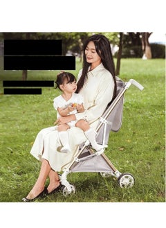 Generic Compact and Stylish Aluminum Alloy Baby Stroller Lightweight Folding Umbrella Cart for Children on the Go  - Image 3