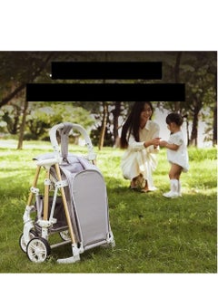 Generic Compact and Stylish Aluminum Alloy Baby Stroller Lightweight Folding Umbrella Cart for Children on the Go  - Image 5