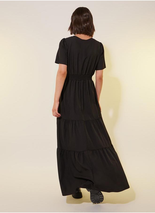 Take Two Tiered Black Dress  - Image 5