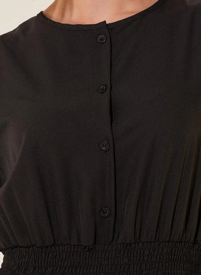 Take Two Tiered Black Dress