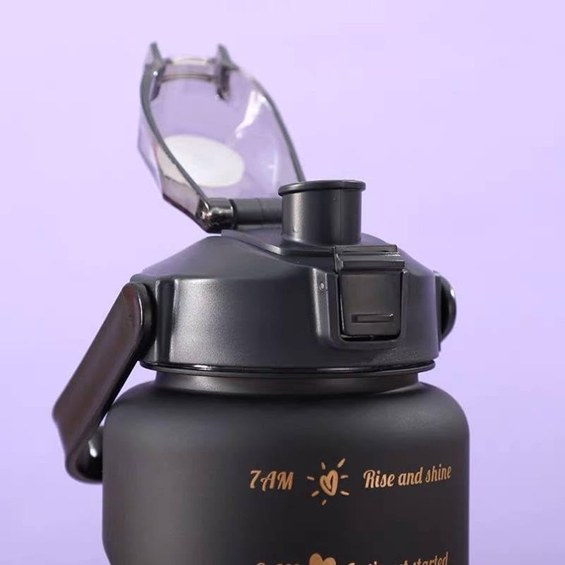ALKAYAN Sports Water Bottle Set with 3 Pieces Different Sizes, 3 Pack (2L + 900ml + 3... - Image 3