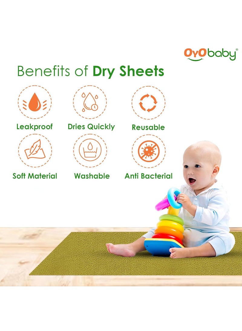 OYO BABY OYO BABY Baby Bed Protector (Single Bed-(72" X 36"), Gold), Cotton  - Image 2