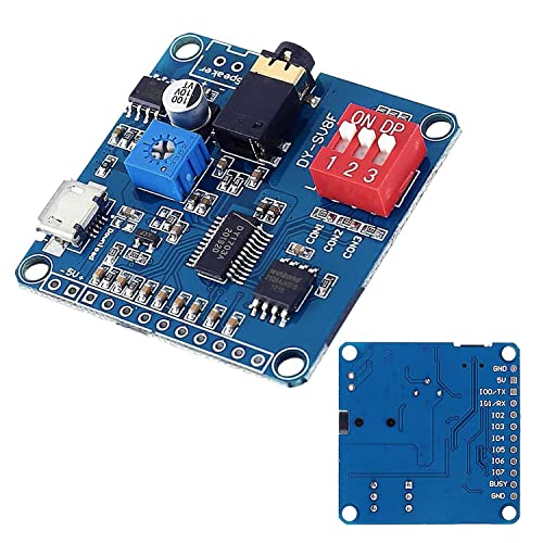 DEVMO Voice Playback Module Music Player Voice prompts Voice Broadcast Device MP3 Trigger Amplifier Class D 5W 64MBit Flash Compatible with Ar-duino - Image 1