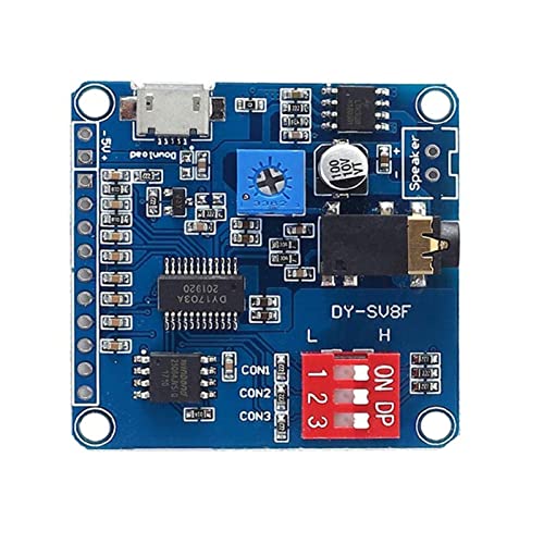 DEVMO Voice Playback Module Music Player Voice prompts Voice Broadcast Device MP3 Trigger Amplifier Class D 5W 64MBit Flash Compatible with Ar-duino - Image 4