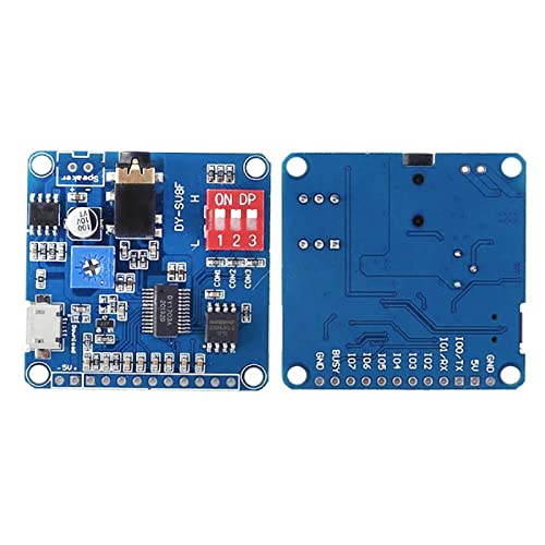 DEVMO Voice Playback Module Music Player Voice prompts Voice Broadcast Device MP3 Trigger Amplifier Class D 5W 64MBit Flash Compatible with Ar-duino - Image 3