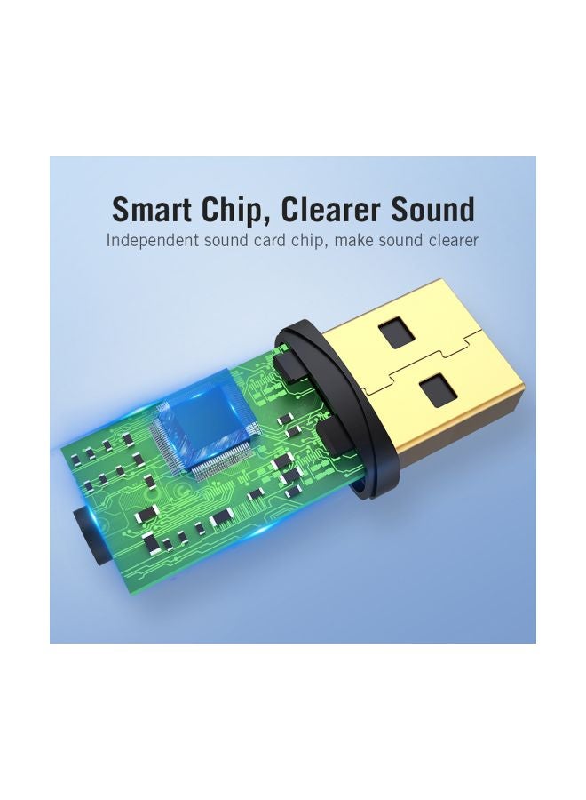 بطاقة صوت USB خارجية رمادي - Image 5