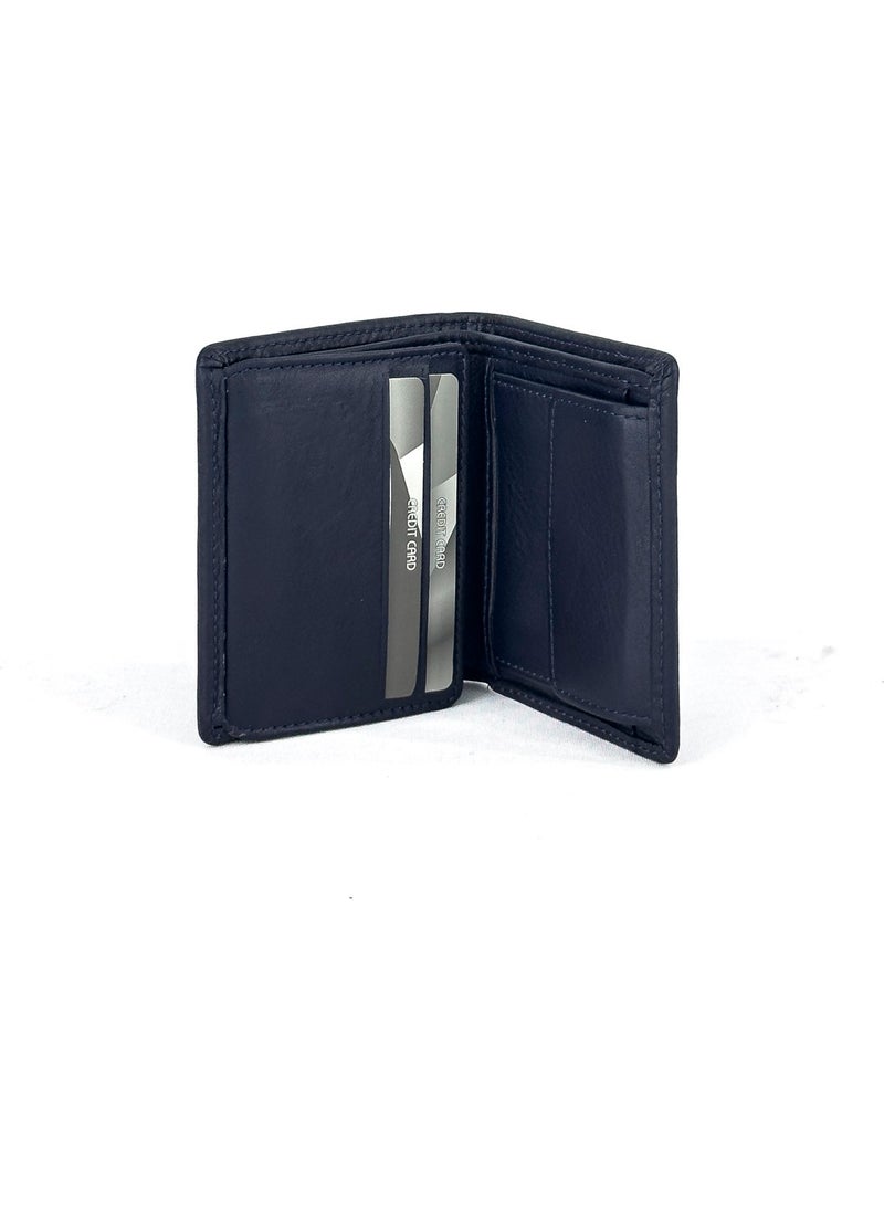 Louisiana Polo Leather Men's Wallet Navy Blue 1783  - Image 3