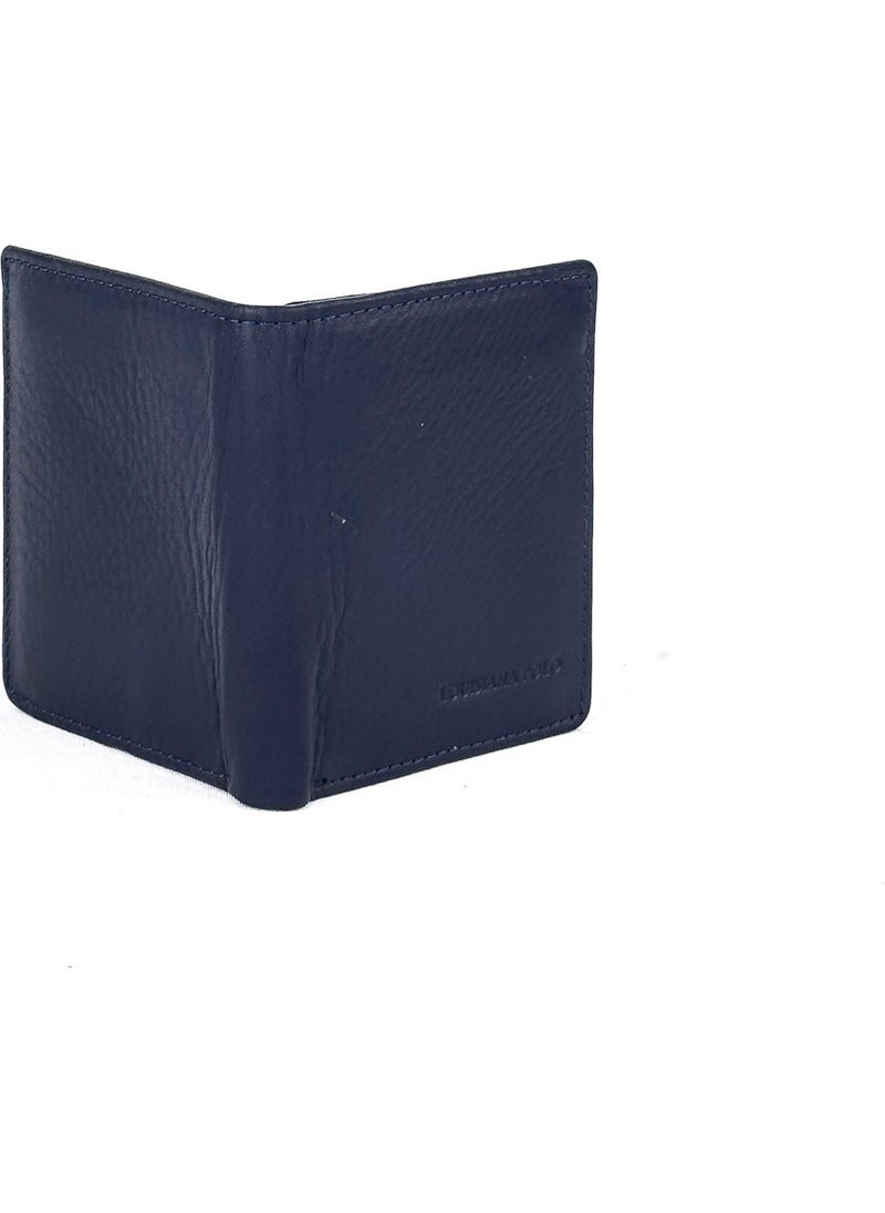 Louisiana Polo Leather Men's Wallet Navy Blue 1783  - Image 4