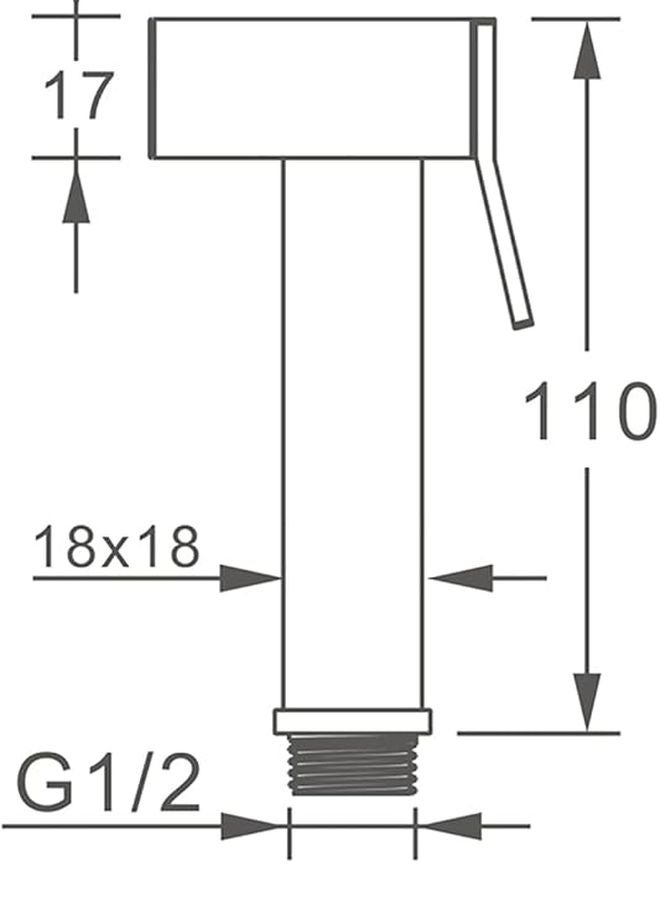 Gold Handheld Bidet Sprayer High Pressure Toilet and Cloth Diaper Cleaner for Pets Shower - Image 5