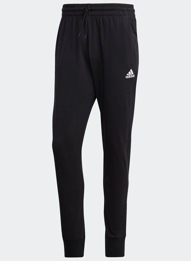 Adidas Essentials Single Jersey Tapered Cuff Joggers  - Image 1