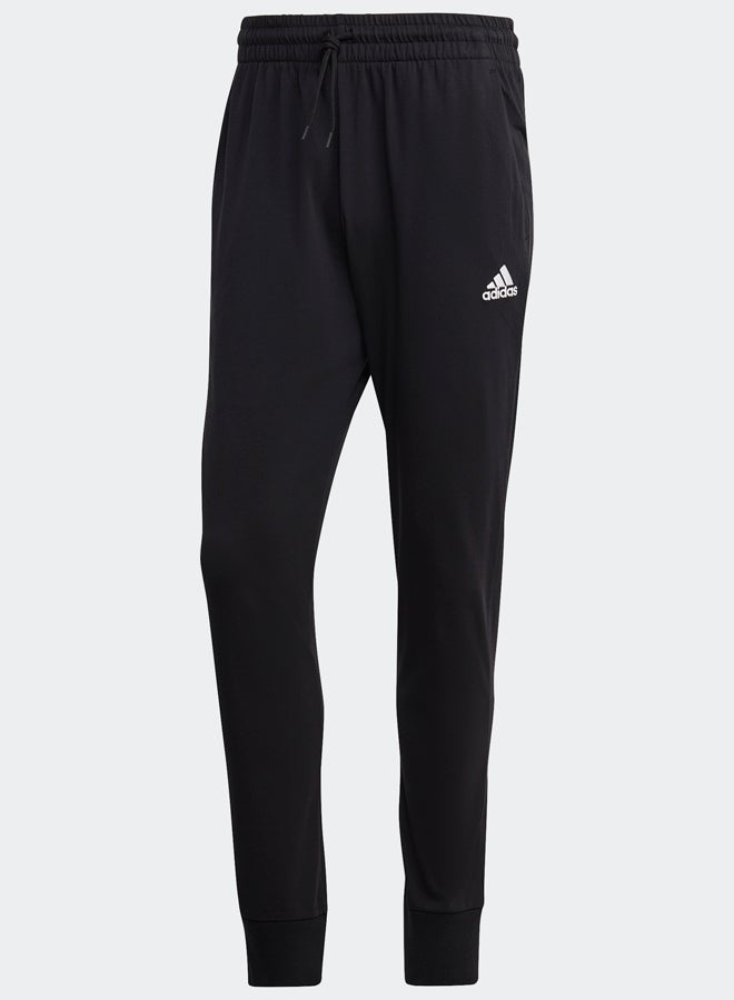 Adidas Essentials Single Jersey Tapered Cuff Joggers  - Image 2