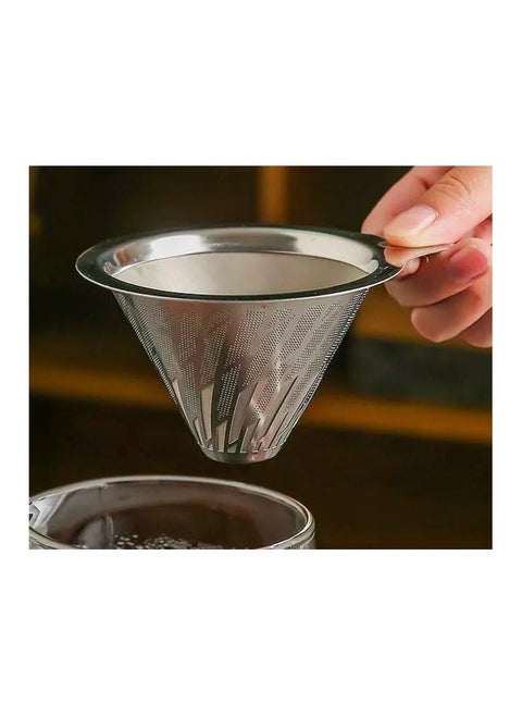 STARESSO Pour Over Coffee Filter, Reusable Stainless Steel, Double Layer 0.018mm Mesh, Multiple Sizes