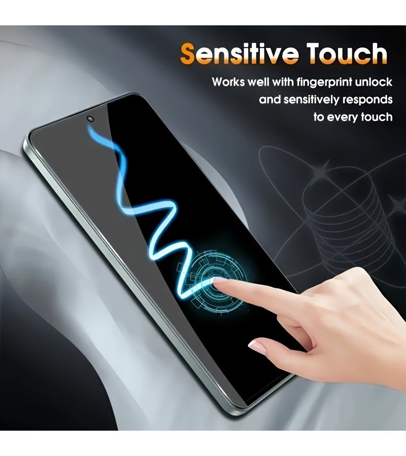 Privacy Ceramic Film For Redmi Note 14 Pro 5G 2 Pack Anti Scratch Matte - Image 3