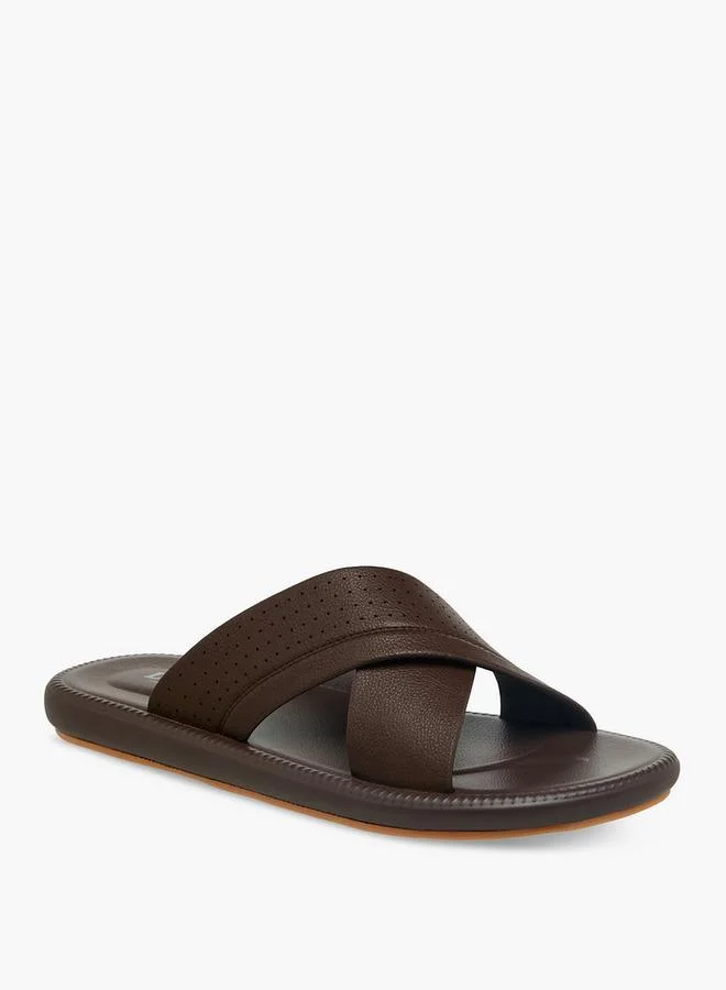 LBL by Shoexpress Men Cross Strap Comfort Sandals
