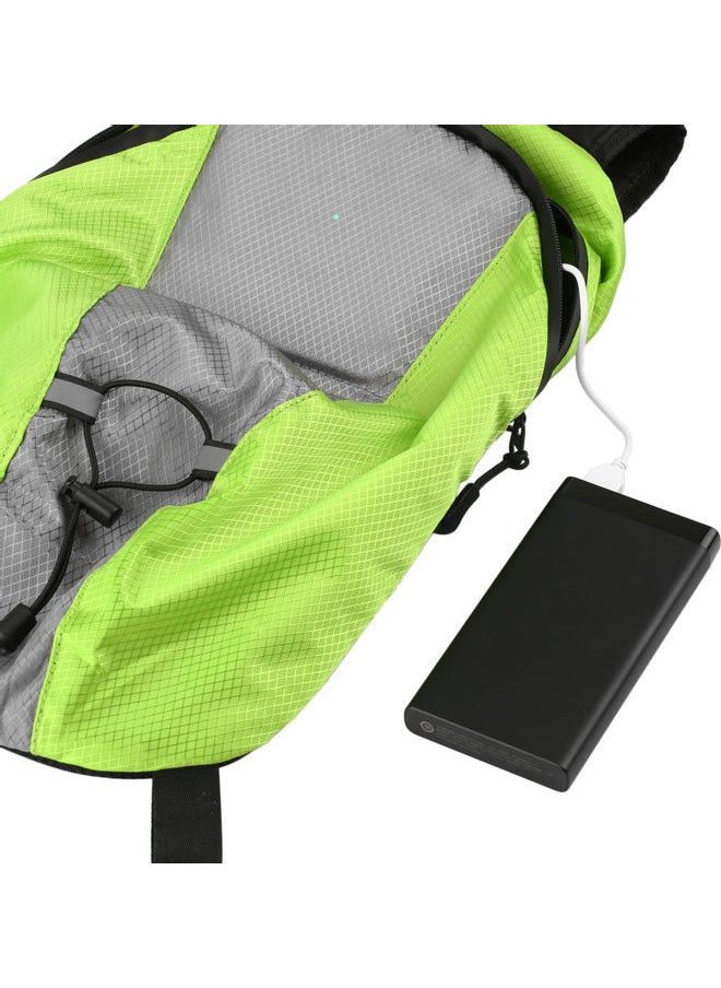 NIBEMINENT - Wireless Direction Indicator USB Rechargeable LED Turn Signal Backpack Attached Light 40 x 5 25cm - Image 1