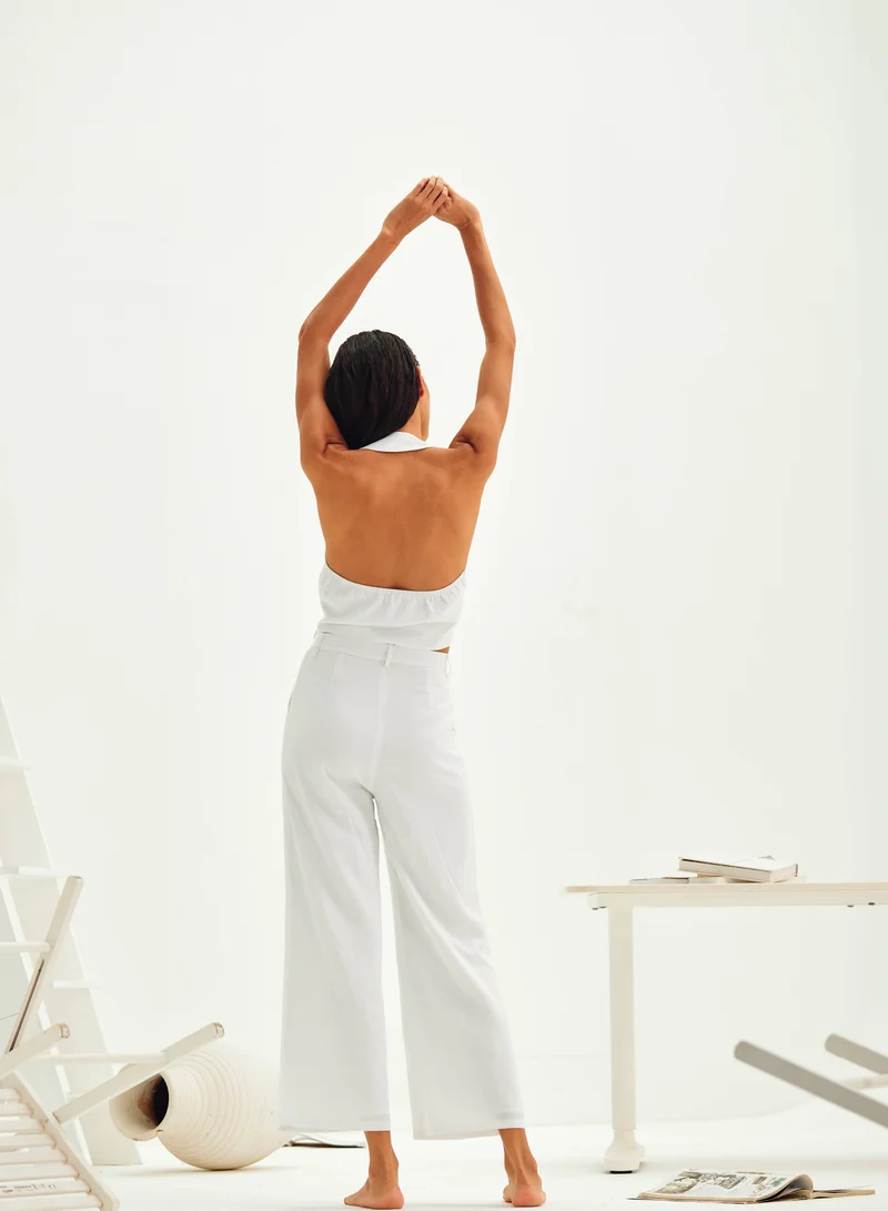 Ashita Fernandes Above-Ankle Casual Pants