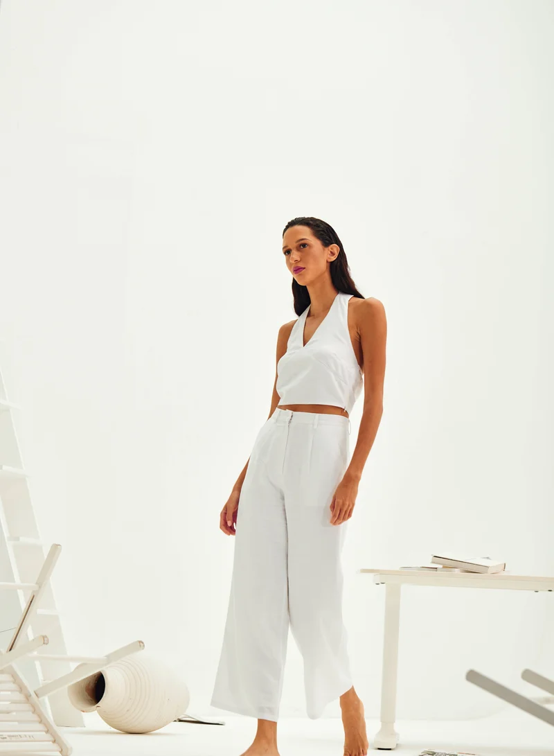 Ashita Fernandes Above-Ankle Casual Pants