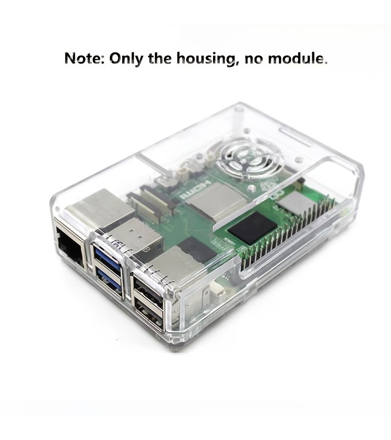 Transparent Injection Molded Case For Raspberry Pi 3 Heat Dissipation Protection - Image 4