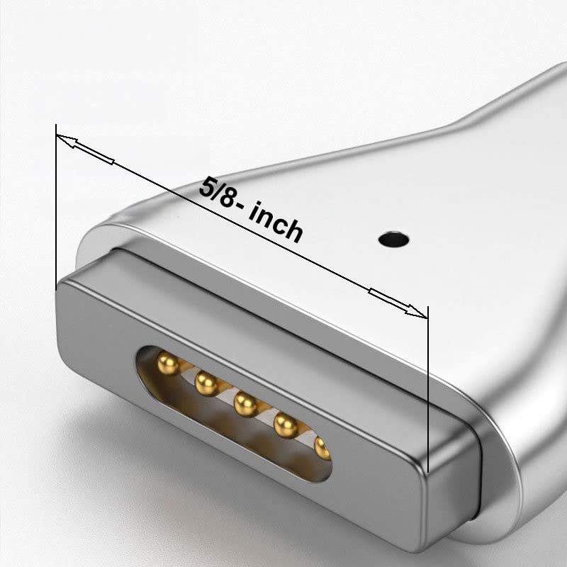 BEYEE USB C to Magnetic Adapter, Type-C to Magnetic 2 T-Head PD 100W Power Fast Charging Converter Compatible with 2013-2015 MacBook Air Pro 11 inch & 13 inch - Image 2