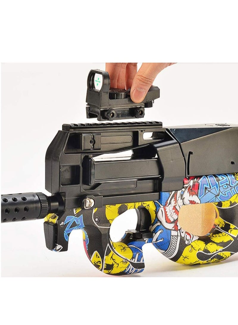 general Electric Gel Ball Blaster P90 Gel Blaster Gun Toy with 20000 Water Beads for Outdoor Activities Full Auto Splatter Ball Blasters  - Image 4