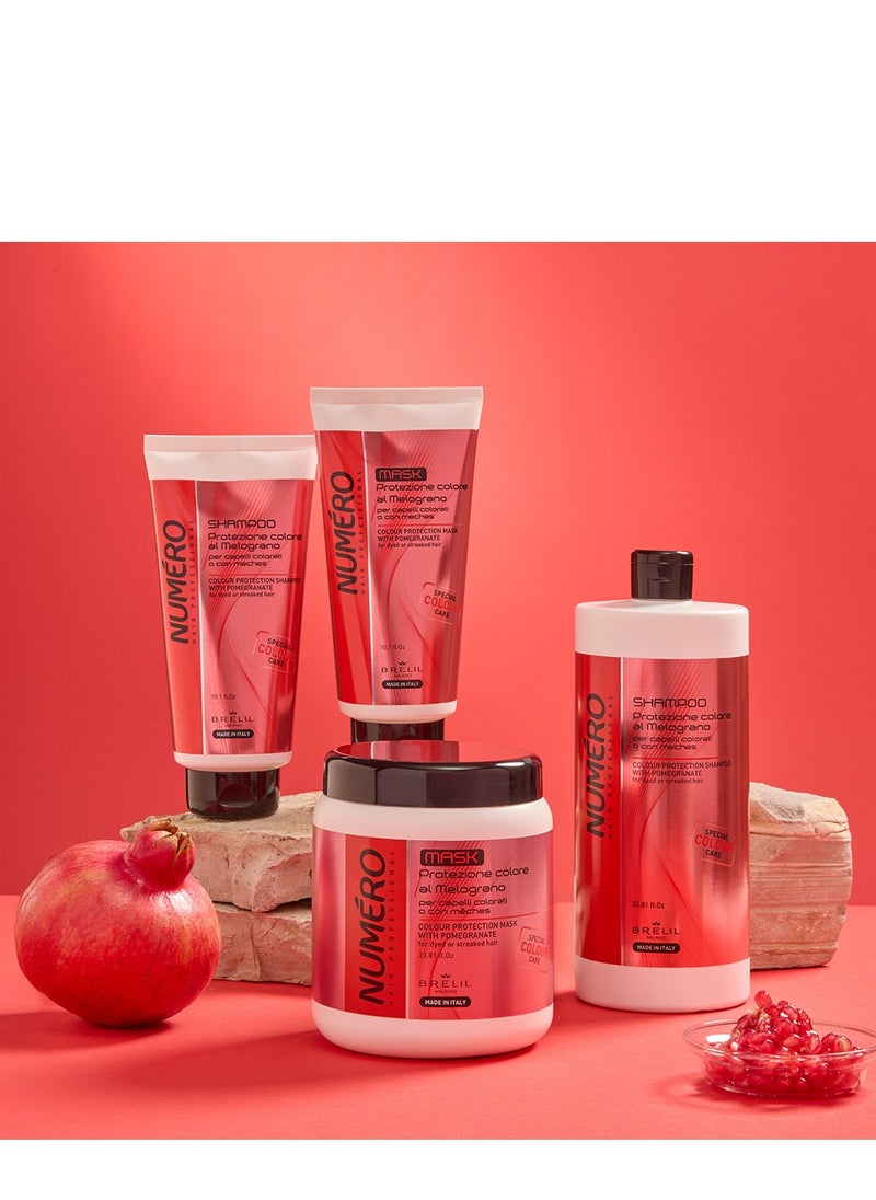 Numero Hair Professional - Brelil Numero Shampoo for Hair Color Protection with Pomegranate Extract 300 ml - Image 1