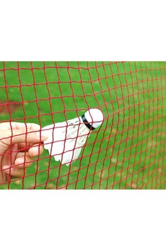 Arabest Badminton Net,Aviation Grade Professional Competition Net,Without Frame Pole,Suitable for Indoor/Outdoor/Garden//School(Red)  - Image 2