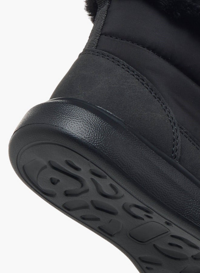 بيرفيت بوتات الكاحل بفرو صناعي وإغلاق بسحاب - Image 5