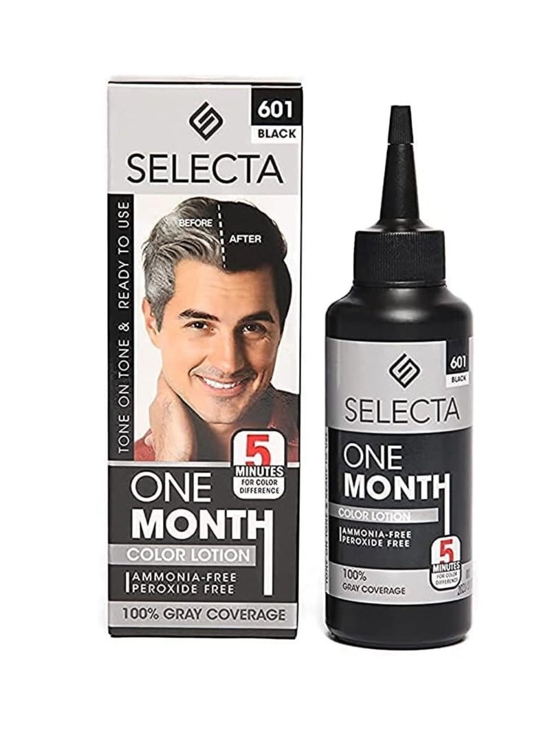 سيليكتا ميلانو فارما أسود غامق 601 للرجال لاخفاء الشعر الأبيض، 100 مل - Image 1