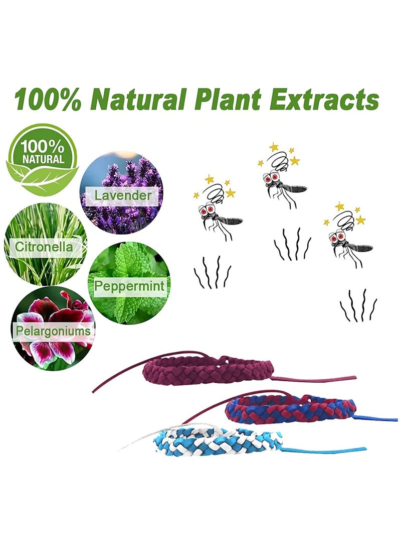 SOLARAE 12-Pack Mosquito Repellent Bracelets - Adjustable, Reusable Bands with Natural Ingredients for Up to 300 Hours of Protection Against Insects. Perfect for Outdoor Activities! - Image 3