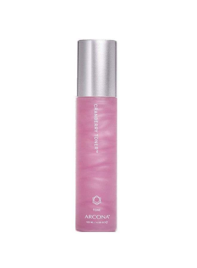 Arcona Cranberry Toner Cold Processed Rice Toner Brightening Toner For Face 4.05 Fl Oz. Made In The Usa - Image 1