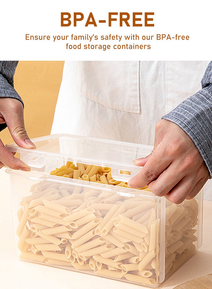 Perfii Secure and Efficient Storage Dust and Pest Protection, Stackable Design, Space Optimization, Durability, BPA-Free, and Leak-Proof Technology - Image 3