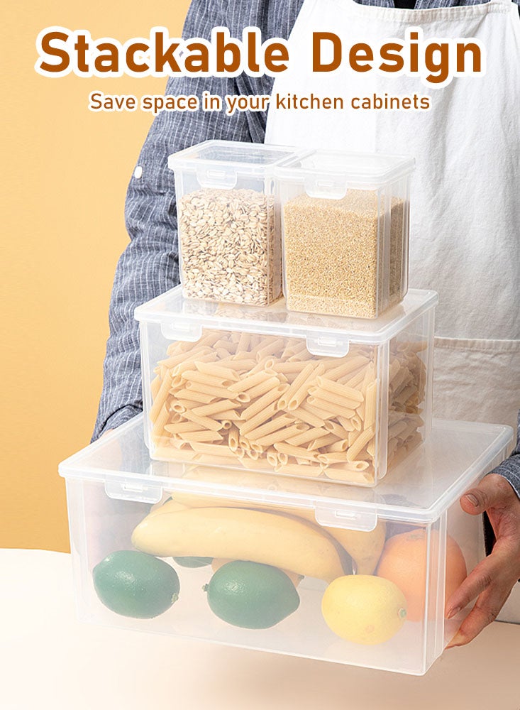 Perfii Secure and Efficient Storage Dust and Pest Protection, Stackable Design, Space Optimization, Durability, BPA-Free, and Leak-Proof Technology - Image 5