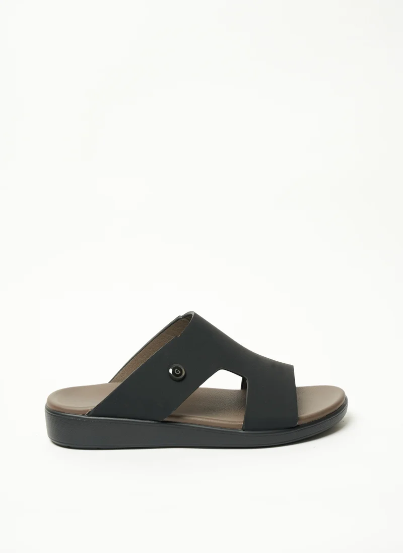 جيومني Geoomnii Mens Arabic Sandals Black