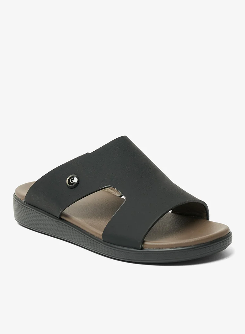 جيومني صنادل رجالي عربي جيومني أسود