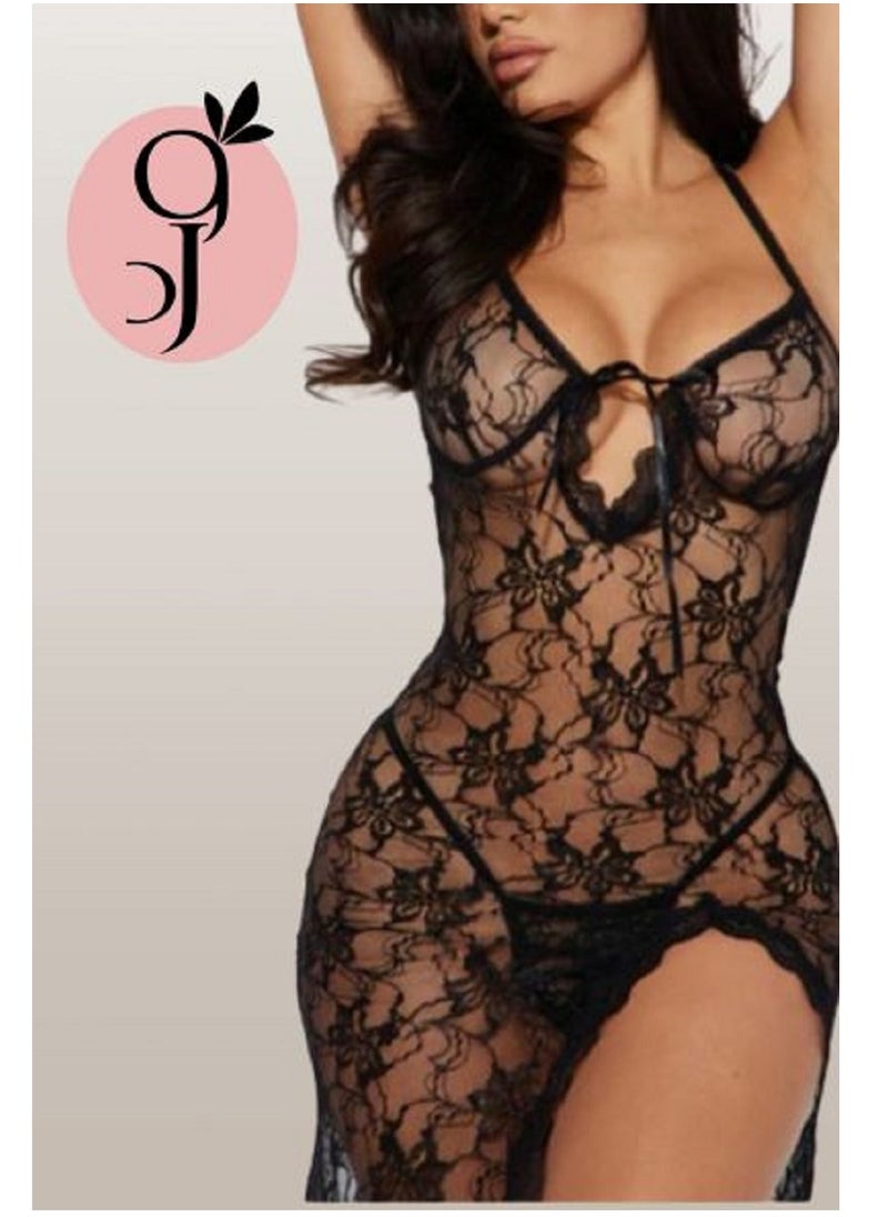 Ward - WARD FLORAL LACE dress - Image 1
