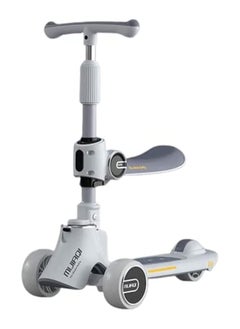 Nano Classic 5in1 Scooter for Kids - Wheel LED Lights, Adjustable Lean-to-Steer Handlebar, and Foldable Seat - Sit or Stand Ride with Brake Ages 1-12 Years Old  - Image 4