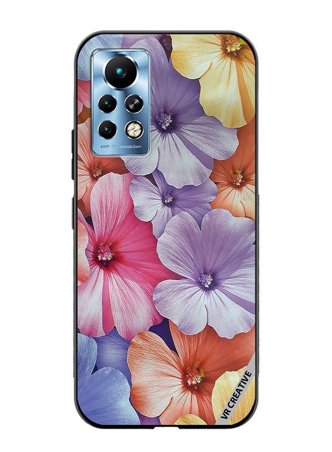 VR CREATIVE Protective Case Cover For Infinix Note 11 Pro Flower Design Multicolour - Image 1