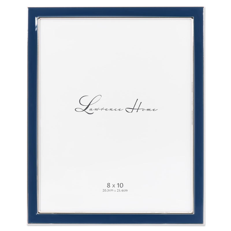 إطار صور لورانس 8x10 باللون الأزرق البحري المينا