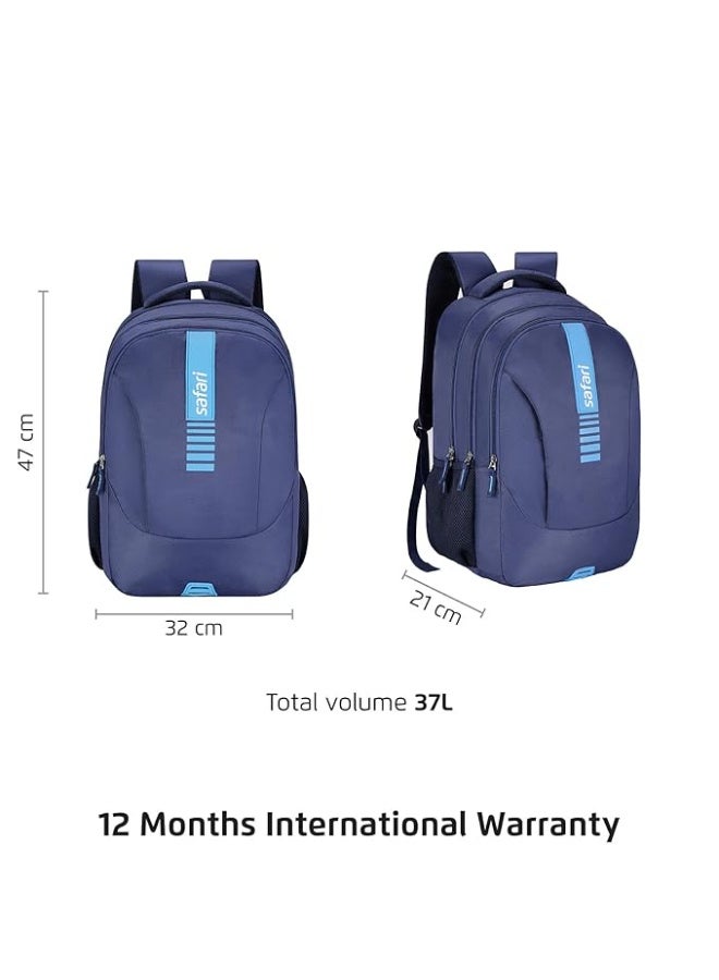 Safari 37L School Bag for Boys and Girls, Casual 3 Compartment School Backpack, Printed Backpack Bag with Organizer & File Holder, Travel Bag for Men and Women - Image 3