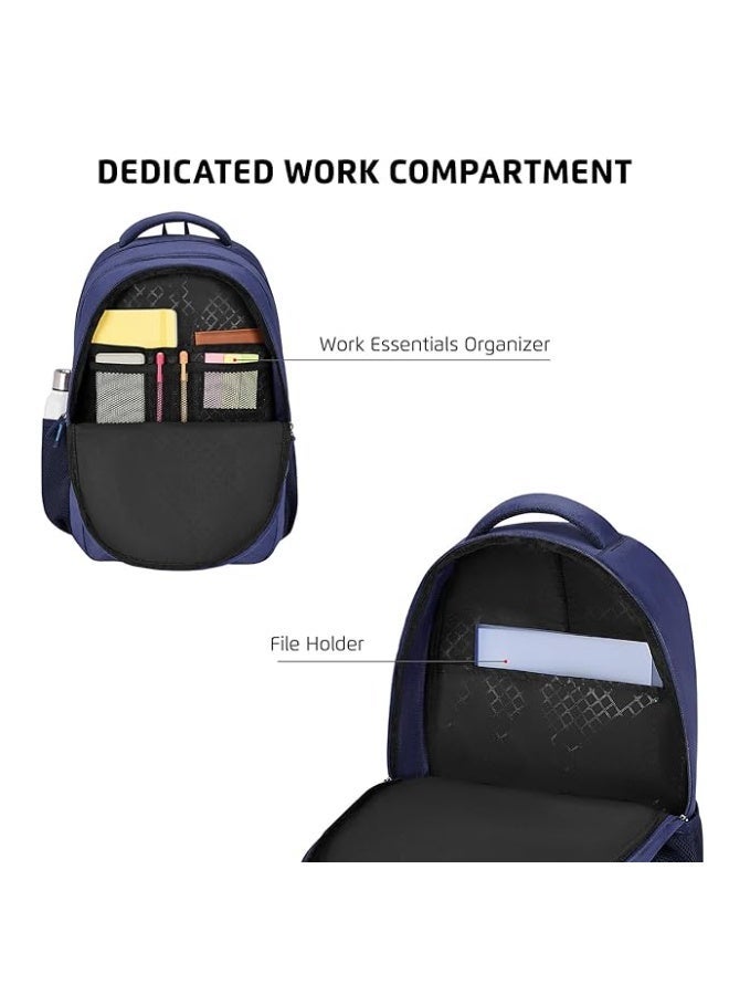 Safari 37L School Bag for Boys and Girls, Casual 3 Compartment School Backpack, Printed Backpack Bag with Organizer & File Holder, Travel Bag for Men and Women - Image 5